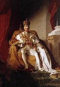 Portrait of Holy Roman emperor Francis II Friedrich von Amerling